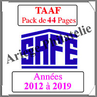 TERRES AUSTRALES Franaises - Pack 2012  2019 - Timbres Courants (2171-4)