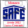 MONACO 2012 - Jeu Timbres Courants (2208-12) Safe