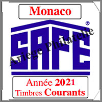 MONACO 2021 - Jeu Timbres Courants (2208-21)