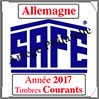 ALLEMAGNE 2017 - Jeu Timbres Courants (2214-17) Safe