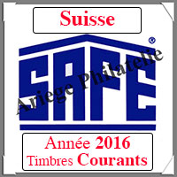 SUISSE 2016 - Jeu Timbres Courants (2366-16)