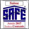 SUISSE 2017 - Jeu Timbres Courants (2366-17) Safe