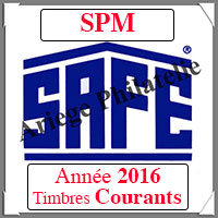 SAINT-PIERRE et MIQUELON 2016 - Jeu Timbres Courants (2480-16)