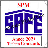 SAINT-PIERRE et MIQUELON 2021 - Jeu Timbres Courants (2480-21)