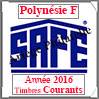 POLYNESIE Française 2016 - Jeu Timbres Courants (2481-16) Safe