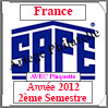 FRANCE 2012 - Jeu Timbres Courants - 2 ème Semestre avec Plaquette (2912-2) Safe