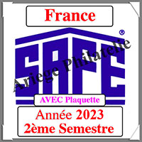 FRANCE 2023 - Jeu Timbres Courants - 2 me Semestre avec Plaquette (2923-2)