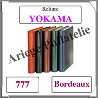 Reliure YOKAMA - BORDEAUX - Reliure sans Etui  (777)