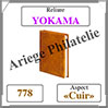 Reliure YOKAMA - Aspect 'CUIR' Naturel - Reliure sans Etui  (778) Safe