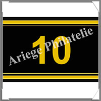 ETIQUETTE Autocollante - CHIFFRE 10 (Chiffre 10)