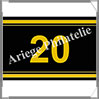 ETIQUETTE Autocollante - CHIFFRE 20 (Chiffre 20) Safe