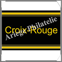 ETIQUETTE Autocollante - CROIX-ROUGE (Croix-Rouge)