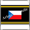 ETIQUETTE Autocollante - DRAPEAU - REPUBLIQUE TCHEQUE (Drapeau REPUBLIQUE TCHEQUE ) Safe