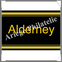 ETIQUETTE Autocollante - PAYS - ALDERNEY (Pays Alderney)