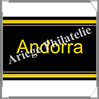ETIQUETTE Autocollante - PAYS - ANDORRE Espagnole (Pays Andorra) Safe