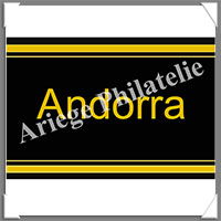 ETIQUETTE Autocollante - PAYS - ANDORRE Espagnole (Pays Andorra)