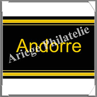 ETIQUETTE Autocollante - PAYS - ANDORRE Franaise (Pays Andorre)