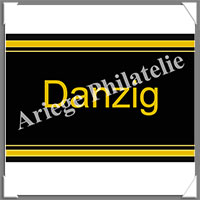 ETIQUETTE Autocollante - PAYS - DANTZIG (Pays Dantzig)