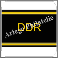 ETIQUETTE Autocollante - PAYS - DDR (Pays DDR)
