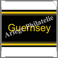 ETIQUETTE Autocollante - PAYS - GUERNESEY (Pays Guernesey)