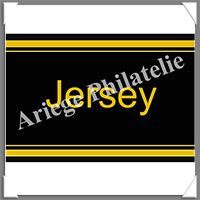 ETIQUETTE Autocollante - PAYS - JERSEY (Pays Jersey)