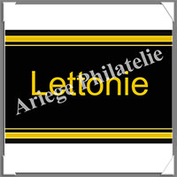 ETIQUETTE Autocollante - PAYS - LETTONIE (Pays Lettonie)