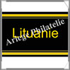 ETIQUETTE Autocollante - PAYS - LITUANIE (Pays Lituanie) Safe