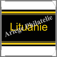 ETIQUETTE Autocollante - PAYS - LITUANIE (Pays Lituanie)
