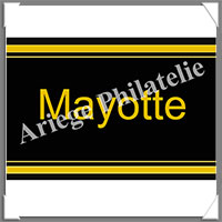 ETIQUETTE Autocollante - PAYS - MAYOTTE (Pays Mayotte)