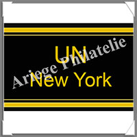 ETIQUETTE Autocollante - PAYS - ONU-NEW YORK (Pays  ONU-New York)