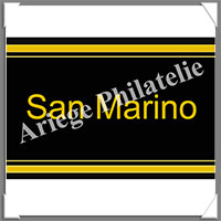 ETIQUETTE Autocollante - PAYS - SAINT-MARIN (Pays  Saint-Marin)