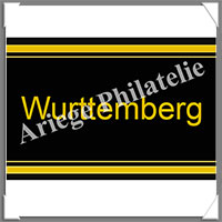 ETIQUETTE Autocollante - PAYS - WURTEMBERG (Pays  Wurtemberg)