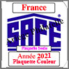 FRANCE 2021 - Plaquette COULEUR de l'Année (PL21) Safe
