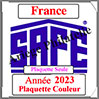 FRANCE 2023 - Plaquette COULEUR de l'Anne (PL23) Safe