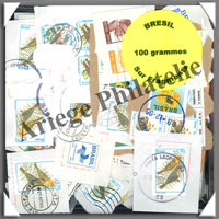 Brsil - 100 Grammes de Timbres (Fragments)