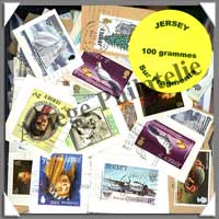 Jersey - 100 Grammes de Timbres (Fragments)