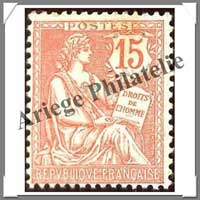 France : Anne 1902 complte - N124  128 - 5 Timbres