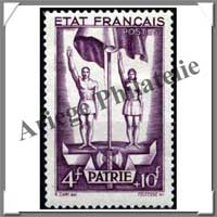 France : Anne 1943 complte - N568  598 - 31 Timbres