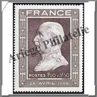 France : Anne 1944 complte - N599  668 - 70 Timbres