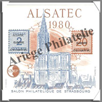 ALSATEC - 1980 -  Salon Philatlique de STRASBOURG (CNEP N1)
