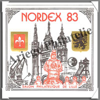 NORDEX - 1983 -  Salon Philatlique de LILLE - Type 1 (CNEP N4)