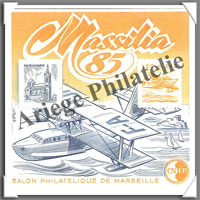 MASSILIA - 1985 -  Salon Philatlique de MARSEILLE (CNEP N6)