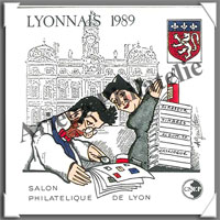 LYONNAIS - 1989 -  Salon Philatlique de LYON (CNEP N10)