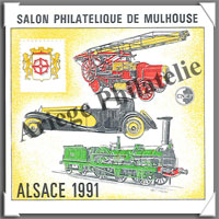 ALSACE - 1991 -  Salon Philatlique de MULHOUSE (CNEP N13)