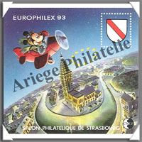 EUROPHILEX - 1993 -  Salon Philatlique de STRASBOURG (CNEP N17)