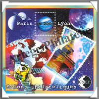 PARIS-LYON - 2000 -  Salon Philatlique de LYON (CNEP N31)