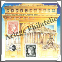 PARIS-ATHENES - 2004 -  Salon Philatlique de PARIS (CNEP N42)