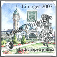 LIMOGES - 2007 -  Salon Philatlique de LIMOGES (CNEP N48)