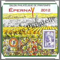 EPERNAY - 2012 -  Salon Philatlique d'EPERNAY (CNEP N60)