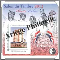 PLANETE TIMBRE - 2012 -  Salon Philatlique de PARIS (CNEP N61)